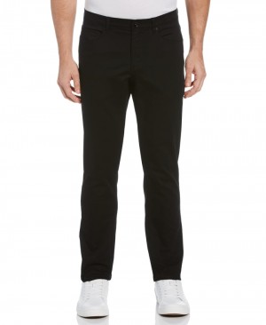 Perry Ellis Big & Tall Anywhere Five Pocket Pant Black | 310OUFIQH