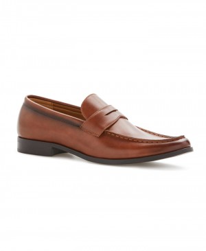 Perry Ellis Curt Shoe Dark Cognac | 712YUDNMK