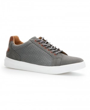 Perry Ellis Lace Up Sneaker Grey | 473SBFZEA