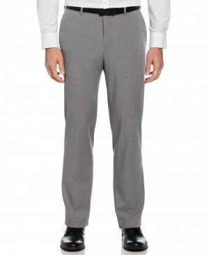 Perry Ellis Louis Suit Pant Alloy | 083DOGUZM