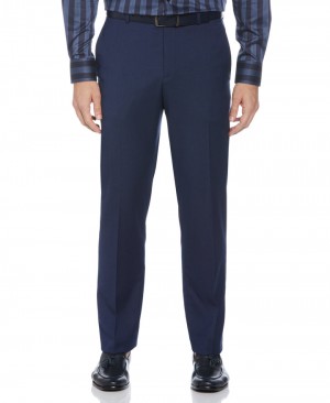 Perry Ellis Machine Washable Suit Pant Deep Navy | 789VSIMPK