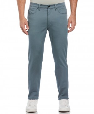 Perry Ellis NEW! Slim Fit Anywhere Five Pocket Pant Goblin Blue | 306HUONPW