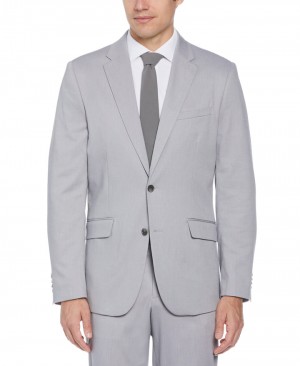 Perry Ellis Performance Tech Suit Jacket Alloy | 925AMHLEB