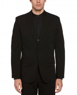 Perry Ellis Performance Tech Suit Jacket Black | 640XZRTJE