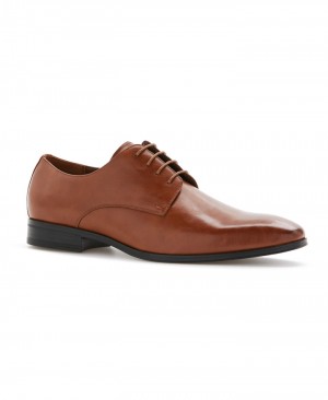 Perry Ellis Randall Dress Shoe Cognac | 903SZAHUI