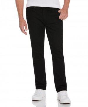 Perry Ellis Recover™ Slim Fit Black Denim Jeans Black | 798BVGLHJ