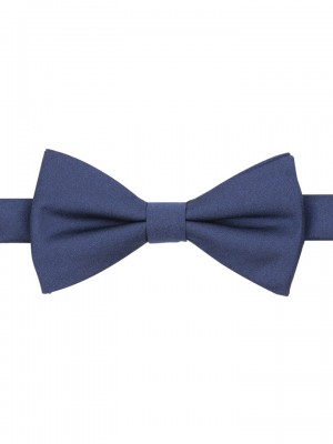 Perry Ellis Sable Solid Silk Bow Tie Navy | 253XJLCRI