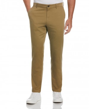 Perry Ellis Slim Fit Anywhere Stretch Chino Pant Elmwood | 387YZXOKL