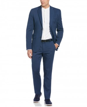 Perry Ellis Slim Fit Azure Performance Tech Suit Azure | 908ASVHDI