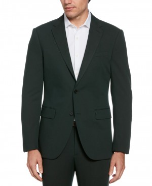 Perry Ellis Slim Fit Louis Suit Jacket Pine | 761KZCIQW