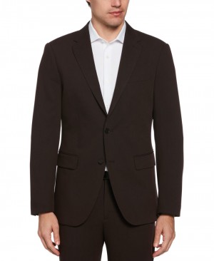 Perry Ellis Slim Fit Louis Suit Jacket Port | 385JBSAQM