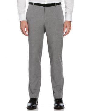 Perry Ellis Slim Fit Louis Suit Pant Alloy | 579LVENHT