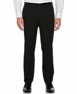 Perry Ellis Slim Fit Louis Suit Pant Black | 805UAIZEN