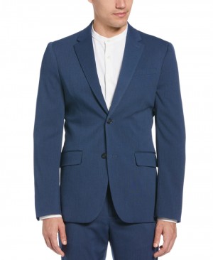 Perry Ellis Slim Fit Performance Tech Suit Jacket Azure | 960TBESUW