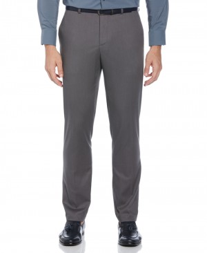 Perry Ellis Slim Fit Performance Tech Suit Pant Smoked Pearl | 207MFOVGP