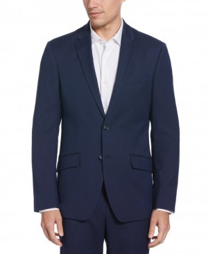 Perry Ellis Slim Fit Washable Suit Jacket Deep Navy | 943RBQYPO