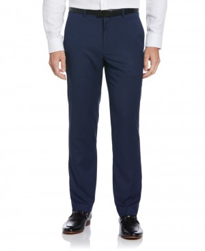 Perry Ellis Slim Fit Washable Suit Pant Deep Navy | 149AFYCRT