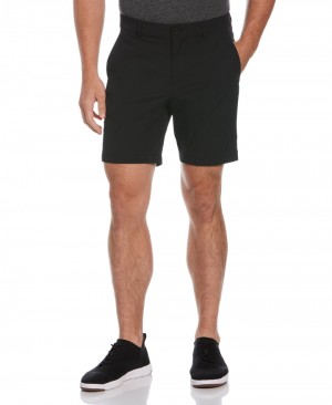 Perry Ellis Stretch Solid Tech Short Black | 075LFITGV