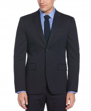 Perry Ellis Tall Performance Suit Jacket Dark Sapphire | 896IXJMCV