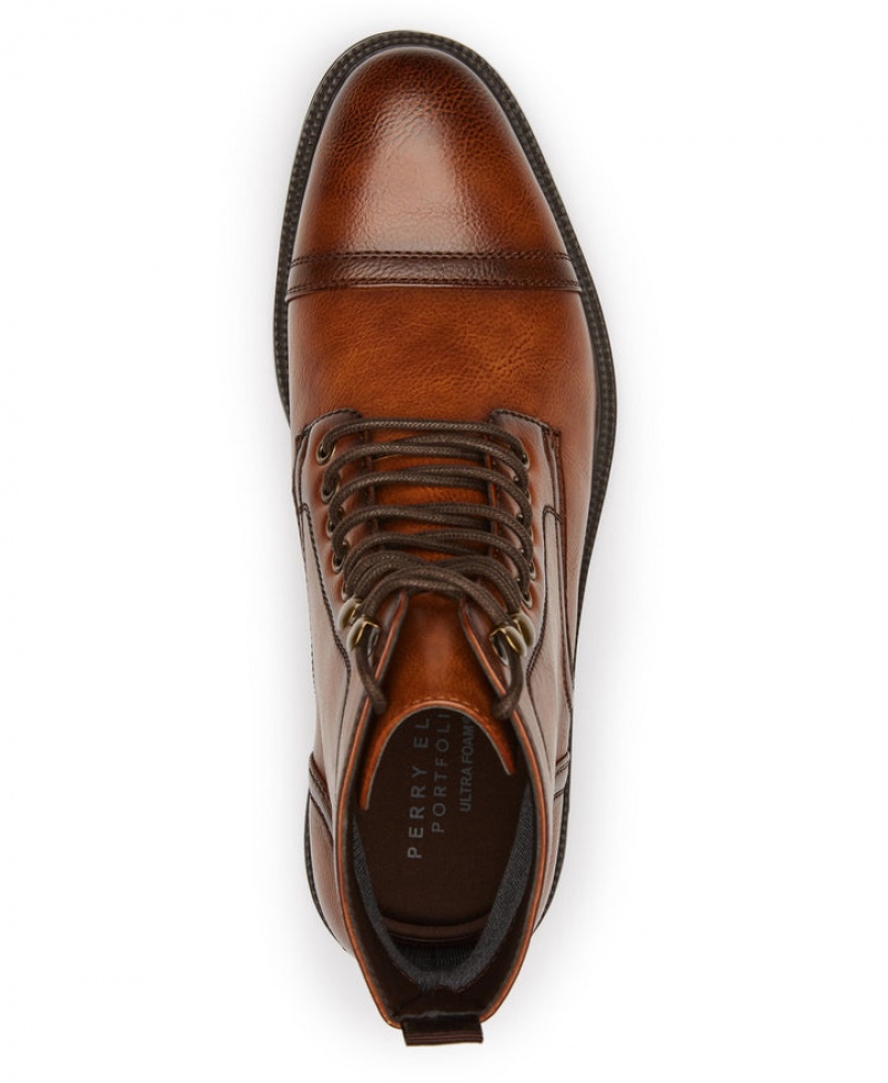 Perry Ellis Beacon Boot Cognac | 851LOTRVU