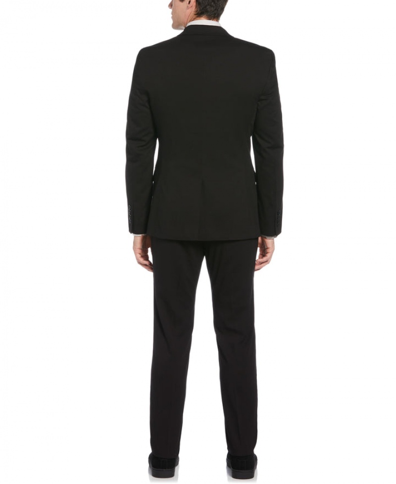 Perry Ellis Big & Tall Black Performance Tech Suit Black | 913FQCHLD