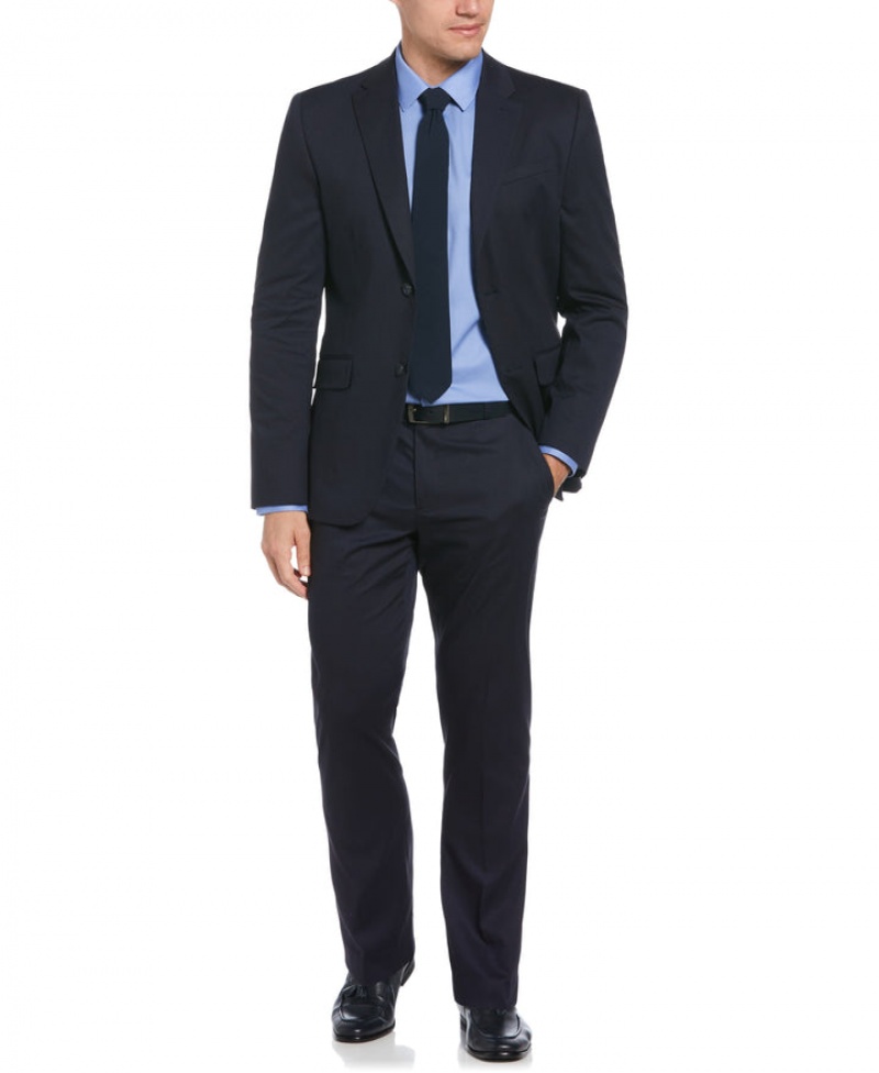 Perry Ellis Big & Tall Navy Performance Tech Suit Navy | 156BXDLGU