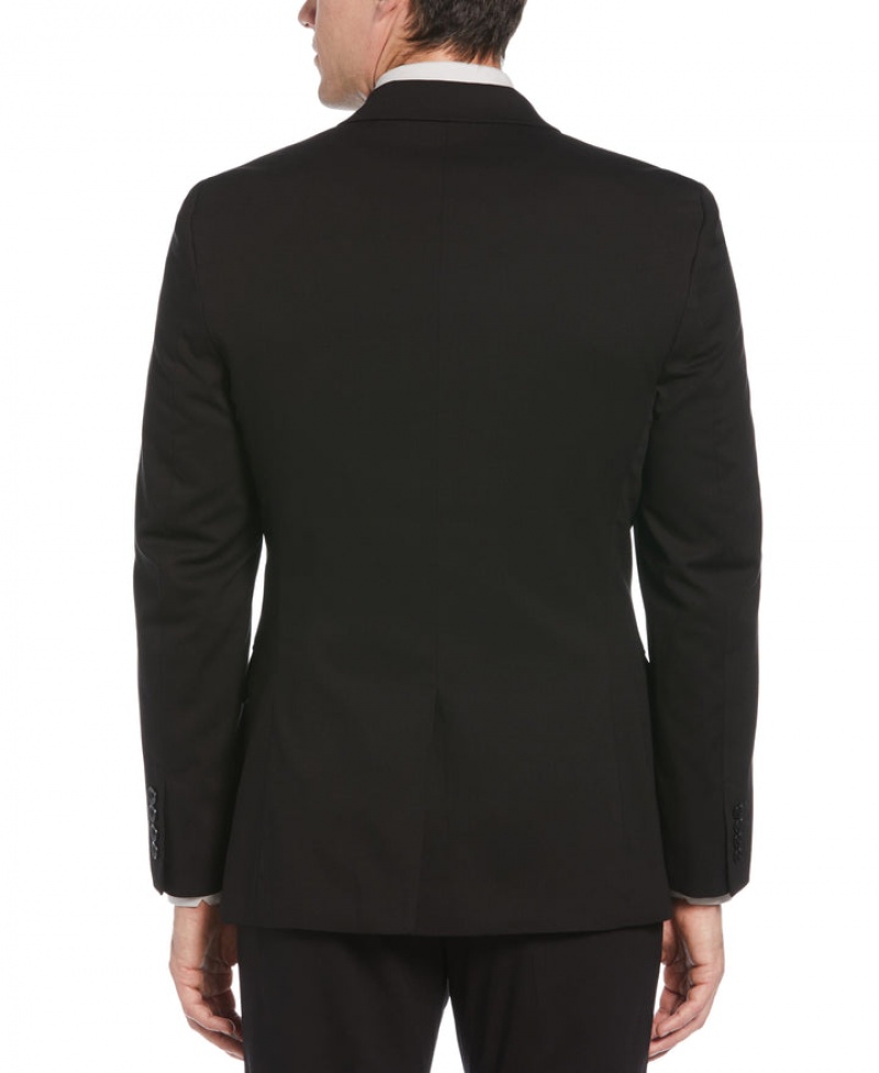 Perry Ellis Big & Tall Performance Tech Suit Jacket Black | 387UREWGM