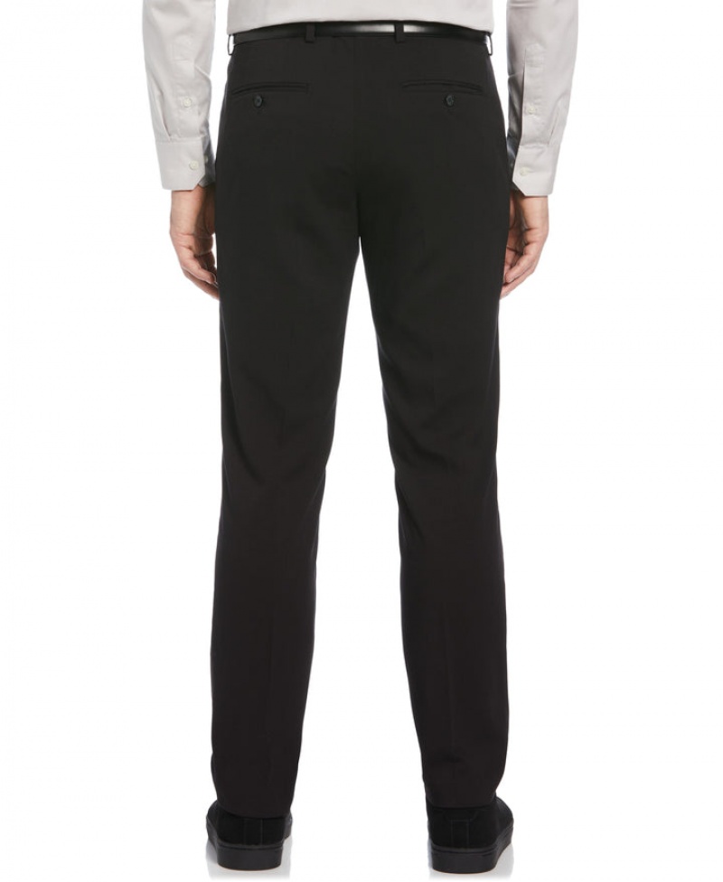 Perry Ellis Big & Tall Performance Tech Suit Pant Black | 867YXNFOL