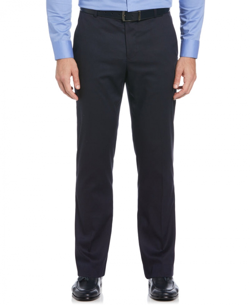 Perry Ellis Big & Tall Performance Tech Suit Pant Dark Sapphire | 593JFWZPQ