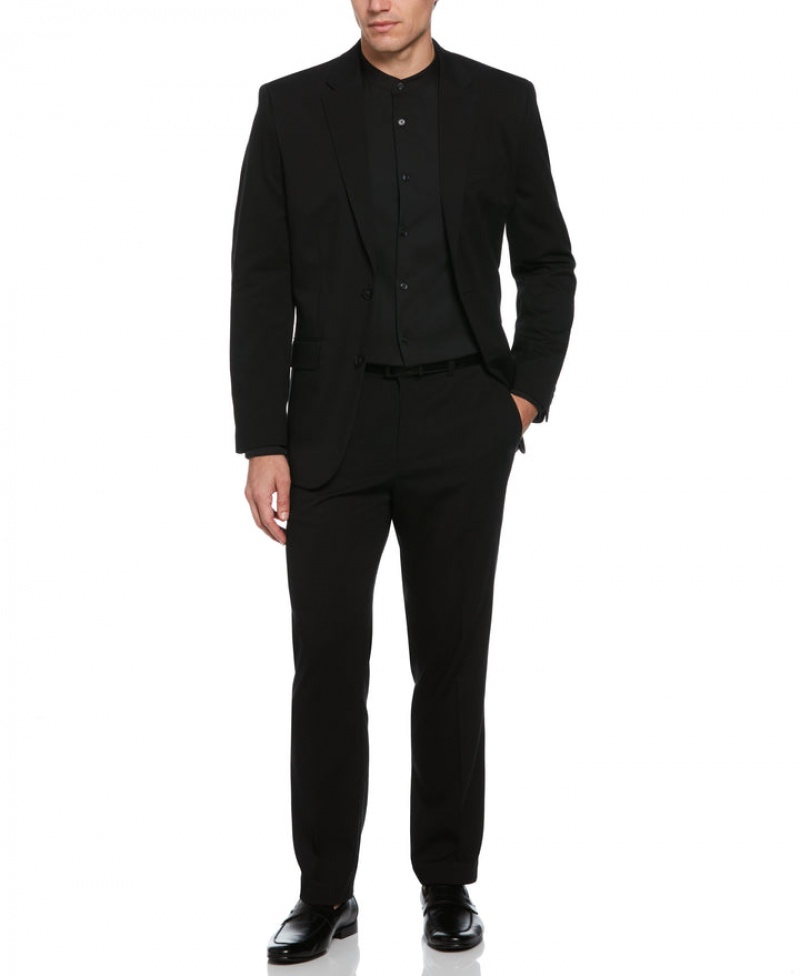 Perry Ellis Black Performance Tech Suit Black | 561CLDGXE