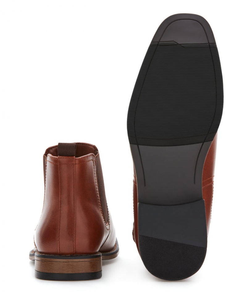 Perry Ellis Chris Boot Cognac | 790STEUKA