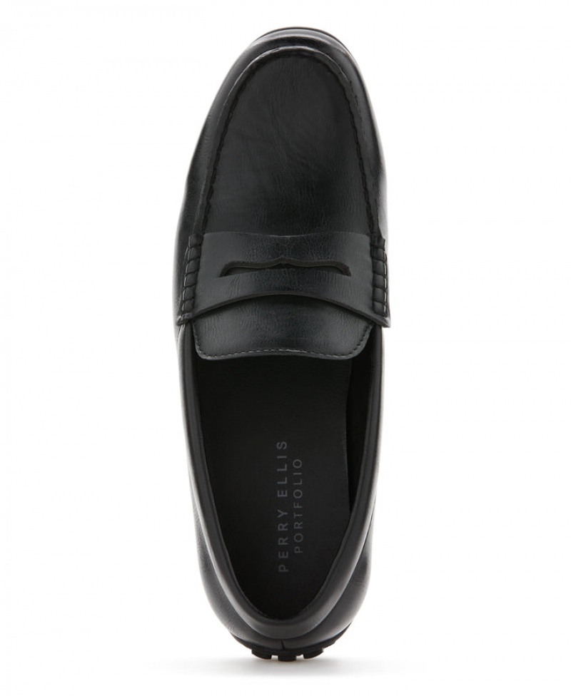 Perry Ellis Cooper Shoe Black | 408VBEZXM