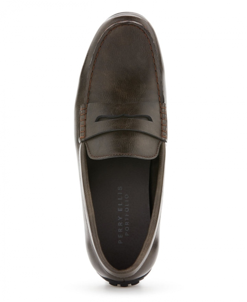 Perry Ellis Cooper Shoe Brown | 048USIGAE