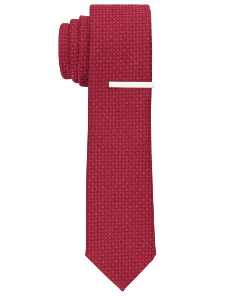 Perry Ellis Evin Mini Tie Red | 429GRPXOT