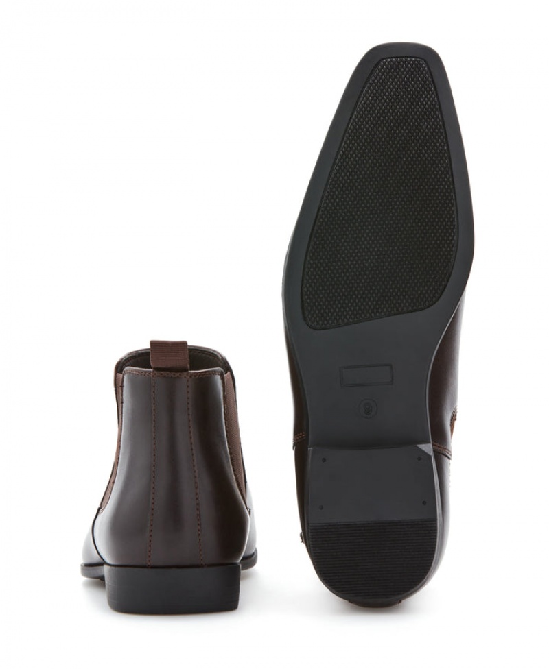 Perry Ellis Harrison Chelsea Boot Brown | 287ASKIQW