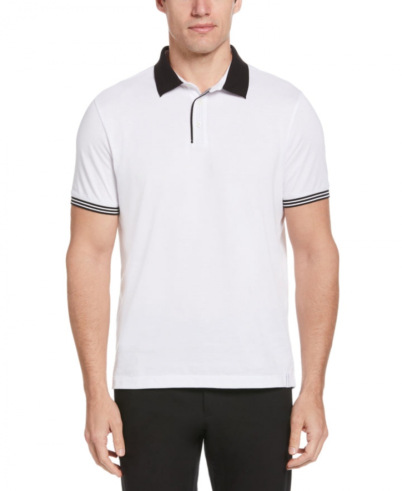 Perry Ellis ICON Polo Bright White | 673QVWFAN