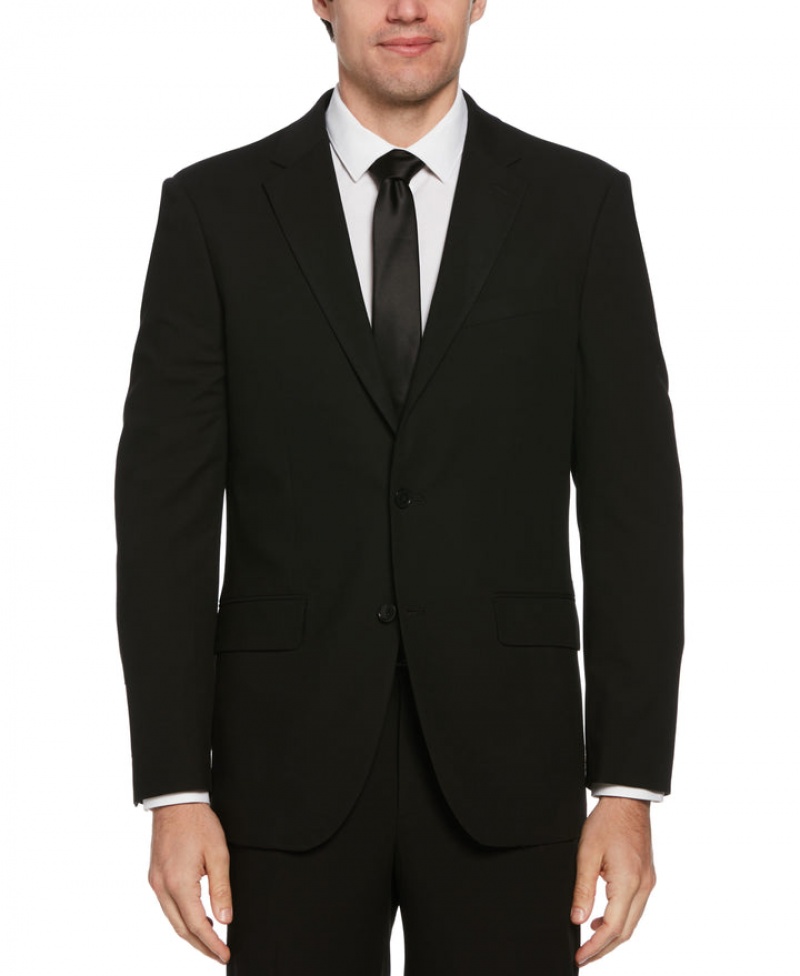 Perry Ellis Louis Suit Jacket Black | 461RLESZV