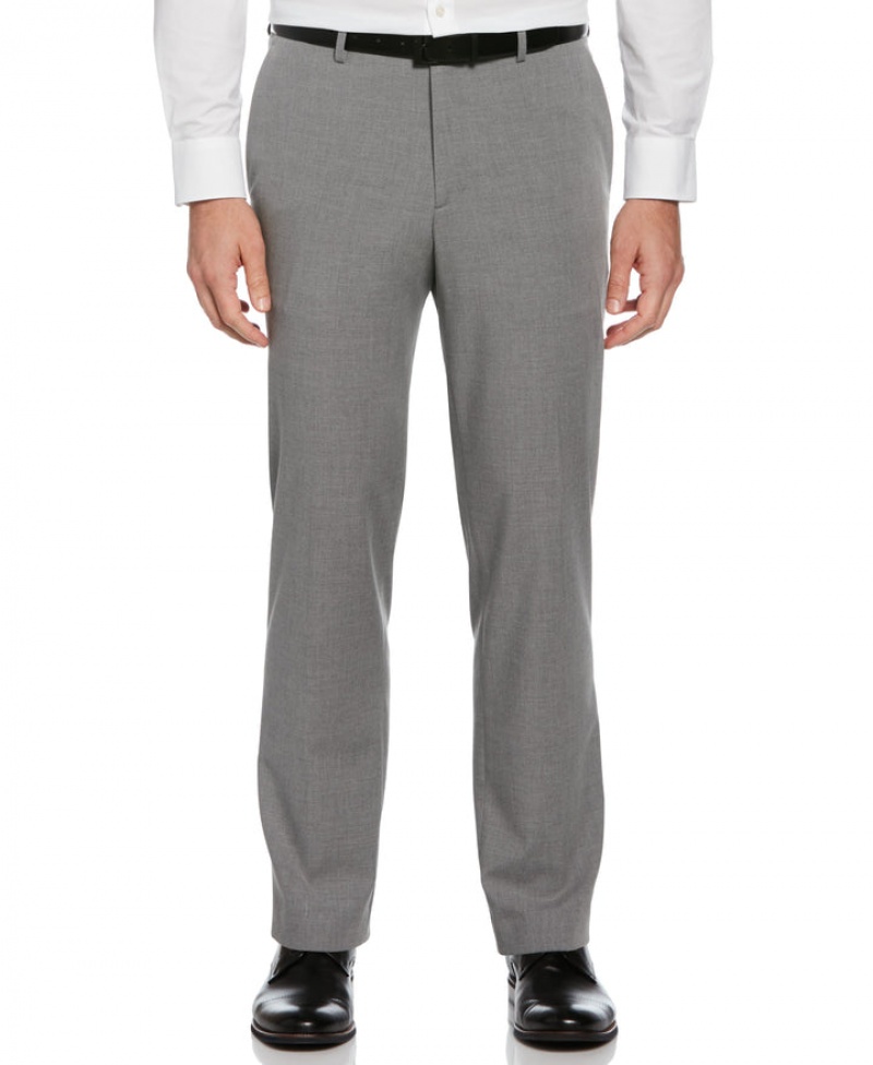 Perry Ellis Louis Suit Pant Alloy | 083DOGUZM