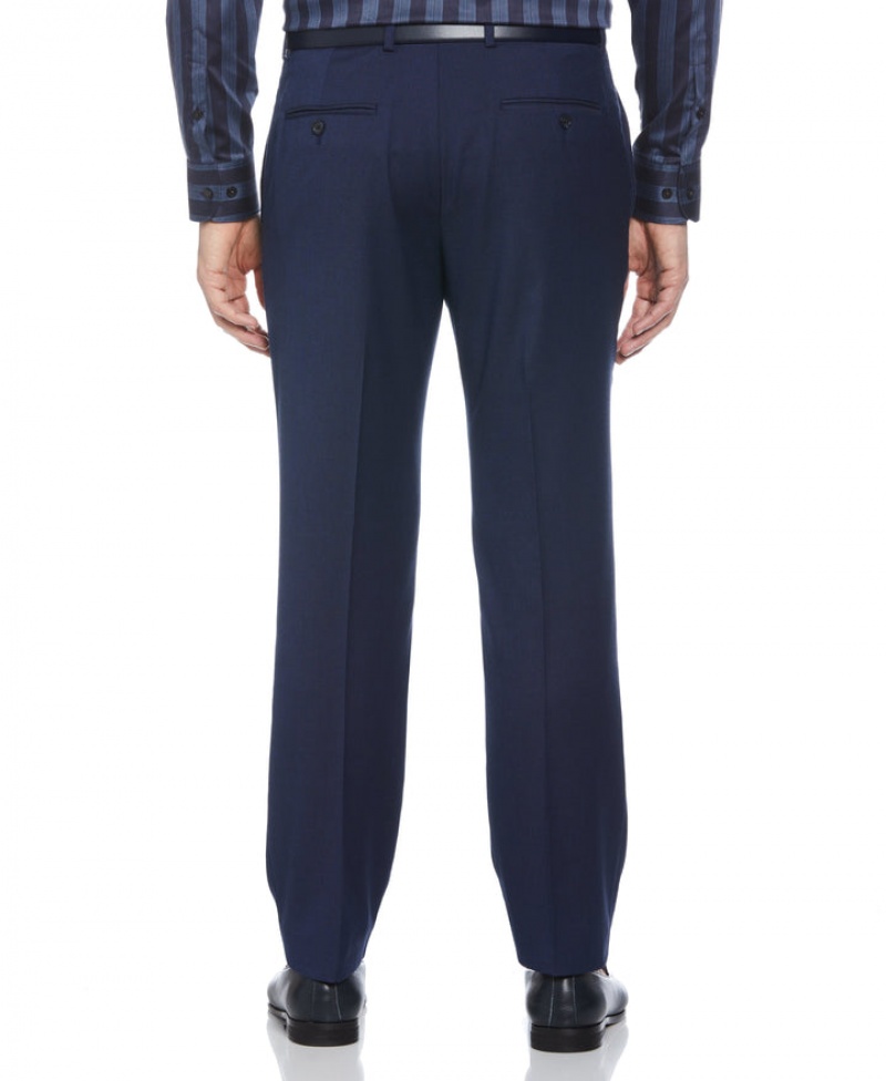 Perry Ellis Machine Washable Suit Pant Black | 906TIKVMH