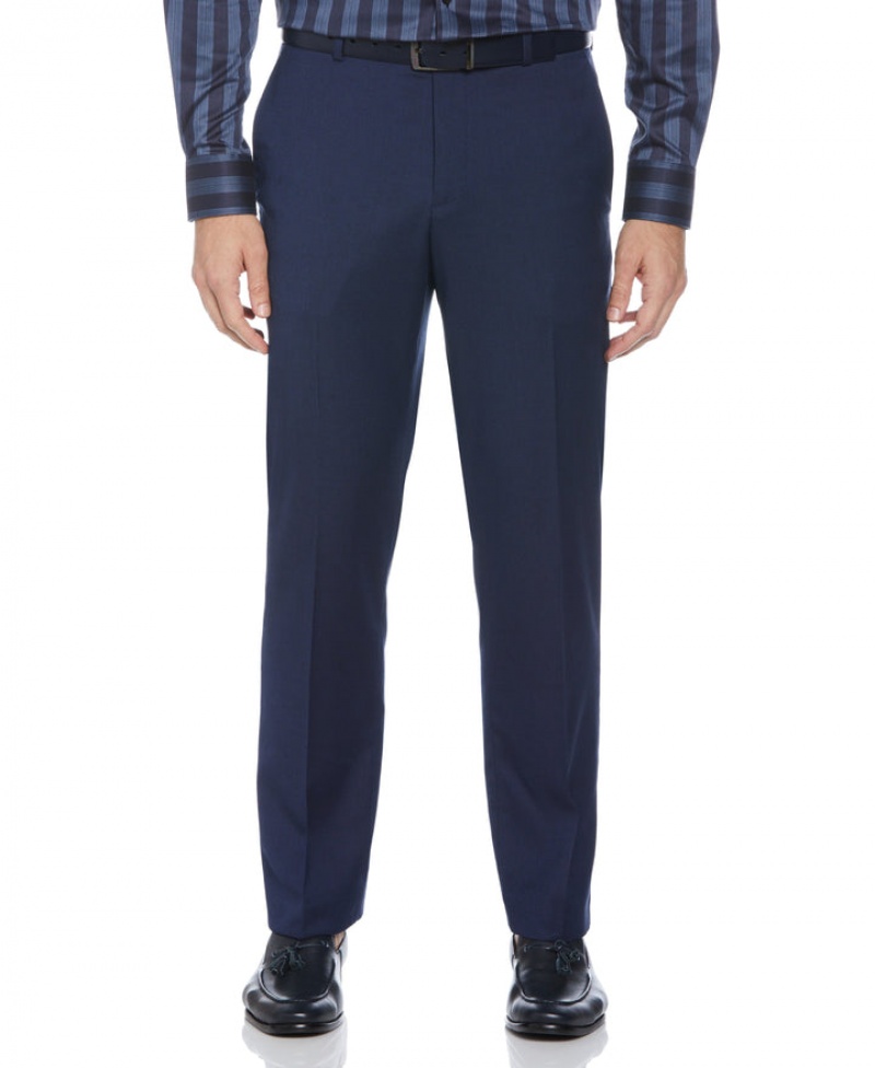 Perry Ellis Machine Washable Suit Pant Deep Navy | 806GUJFMI