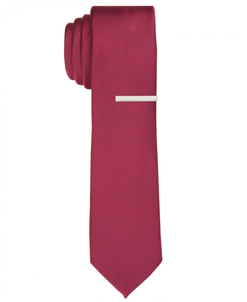 Perry Ellis NEW! Darpan Solid Tie Red | 910LHIUKQ