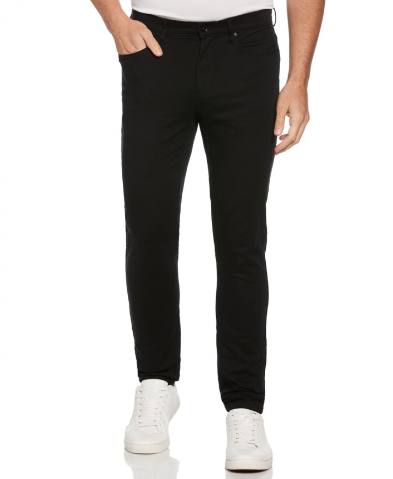 Perry Ellis NEW! Skinny Fit Anywhere Five Pocket Pant Shadow | 316AORSIK