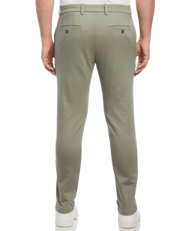 Perry Ellis NEW! Slim Fit Anywhere Stretch Chino Pant Shadow | 214TOKQWU