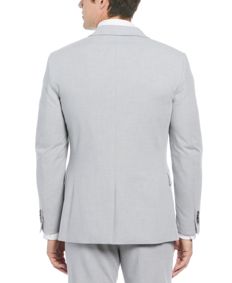 Perry Ellis NEW! Slim Fit Louis Suit Jacket Felt Grey | 173BENLCI