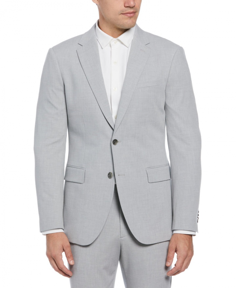 Perry Ellis NEW! Slim Fit Louis Suit Jacket Felt Grey | 173BENLCI