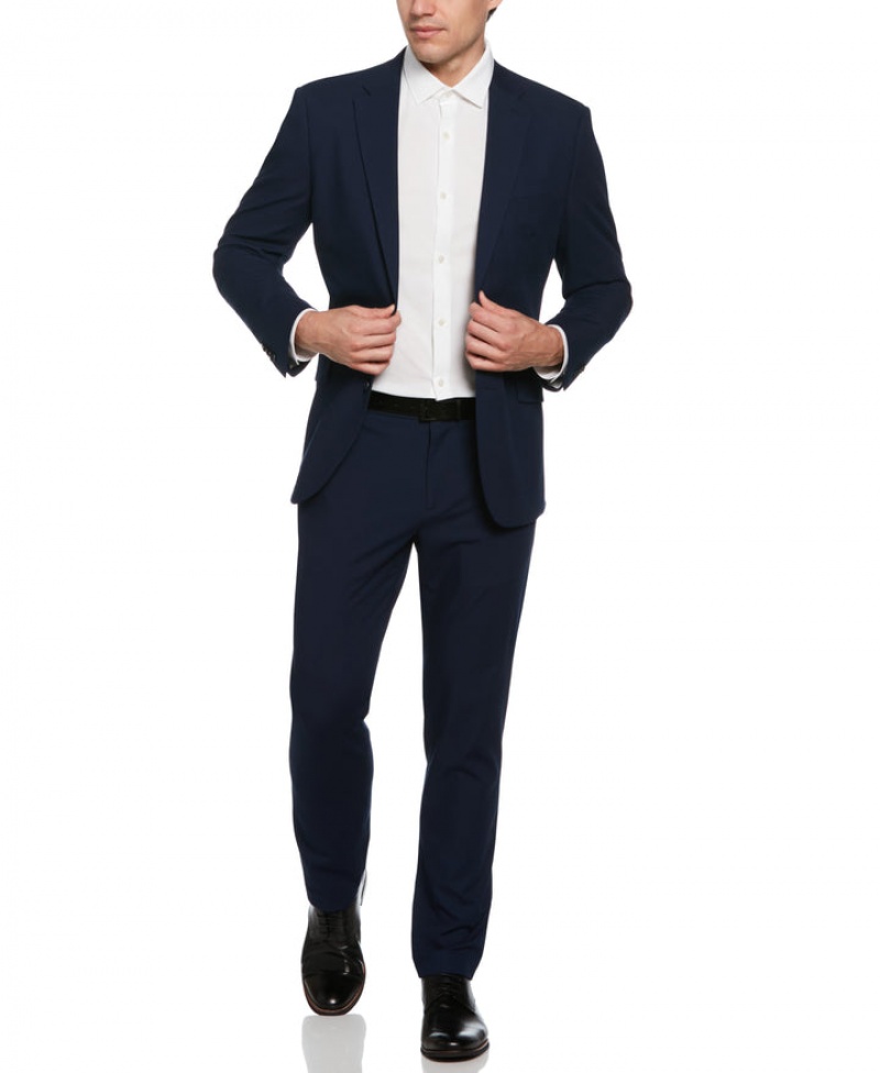 Perry Ellis NEW! Slim Fit Navy Louis Suit Navy | 360DMPOCN