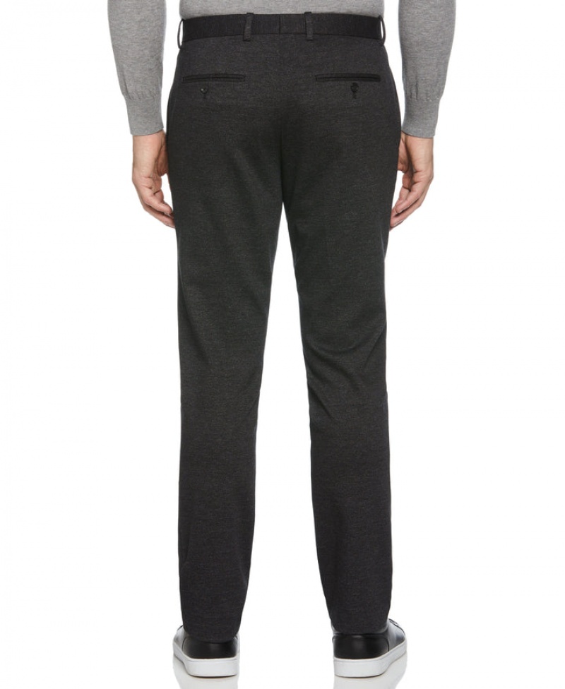 Perry Ellis NEW! Slim Fit Two Tone Smart Knit Suit Pant Goblin Blue | 652GRCEUK