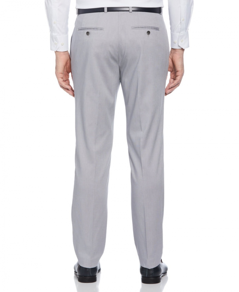 Perry Ellis Performance Tech Suit Pant Alloy | 207KGJPRL