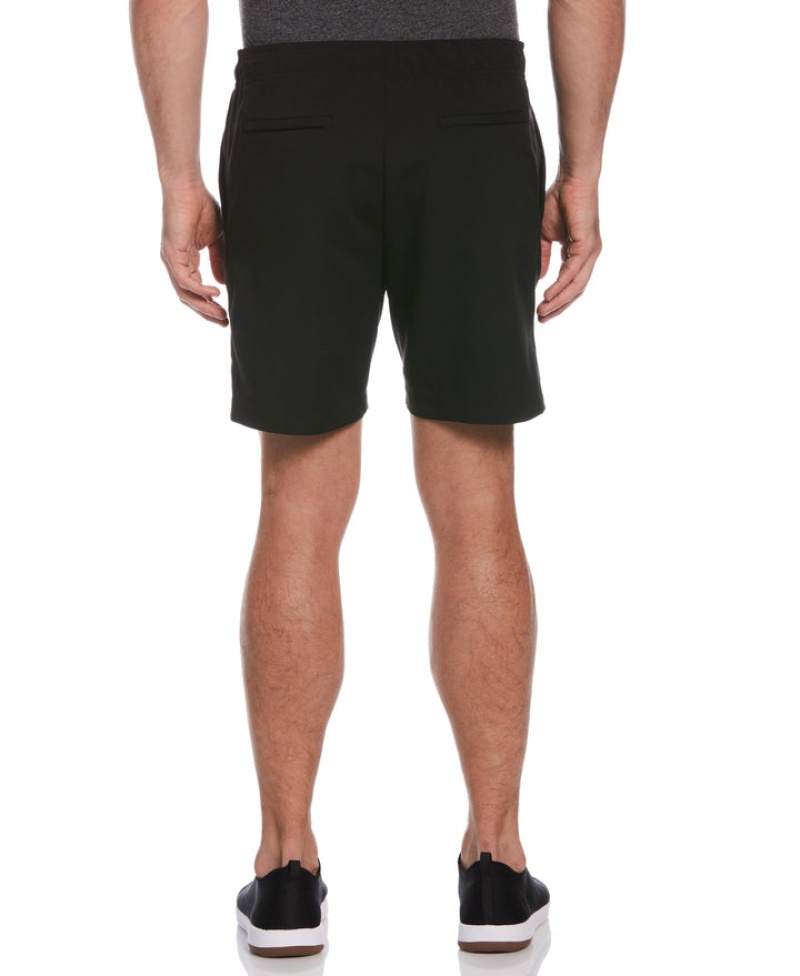 Perry Ellis Ponte Knit Stretch Short Black | 872UEGPWF