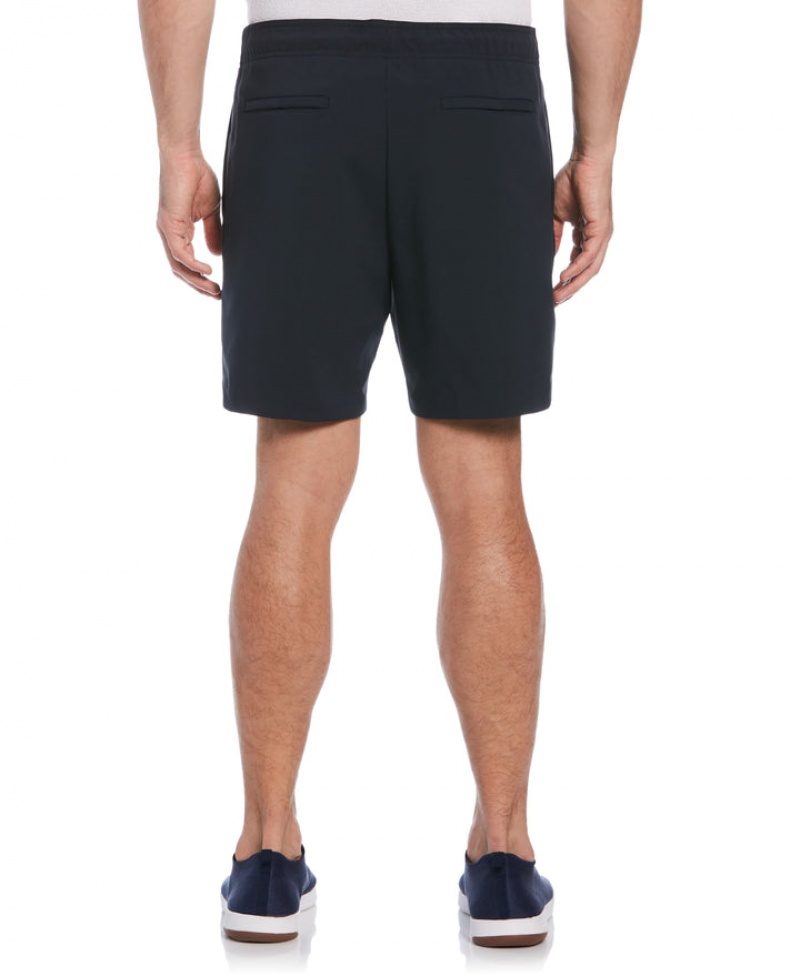 Perry Ellis Ponte Knit Stretch Short Dark Sapphire | 069SBTZMG